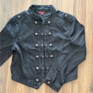 Black Military Napoleon Jacket